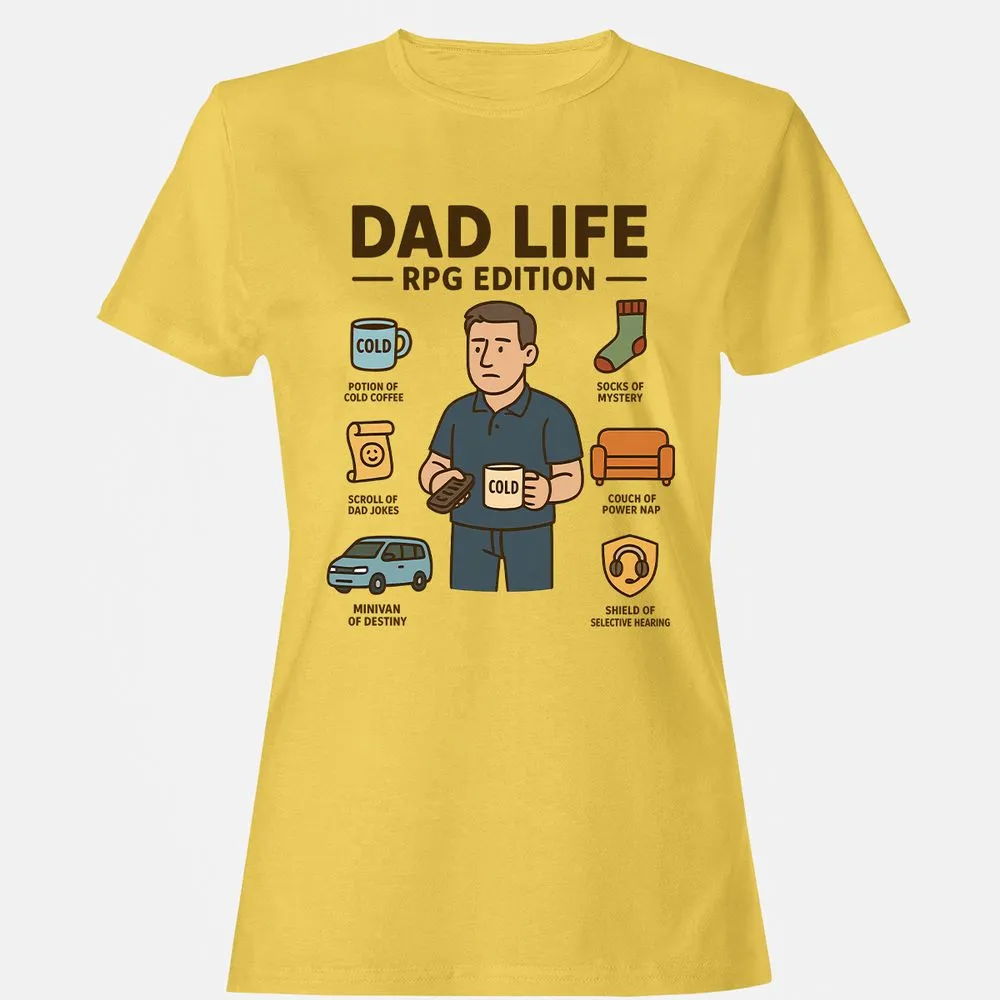 Dad Life RPG Edition Women's T-Shirt - Daisy - 4