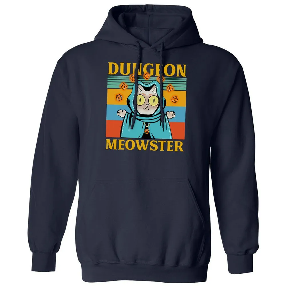 Dungeon Meowster Classic Unisex Hoodie - Navy - 2