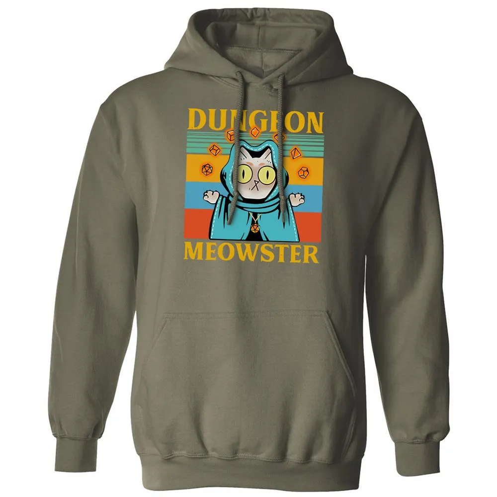 Dungeon Meowster Classic Unisex Hoodie - Military Green - 4