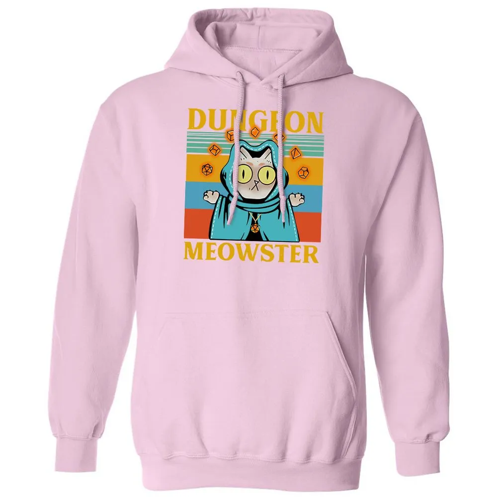 Dungeon Meowster Classic Unisex Hoodie - Light Pink - 3