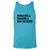 Bad Decisions Unisex Jersey Tank - Aqua Triblend - 3