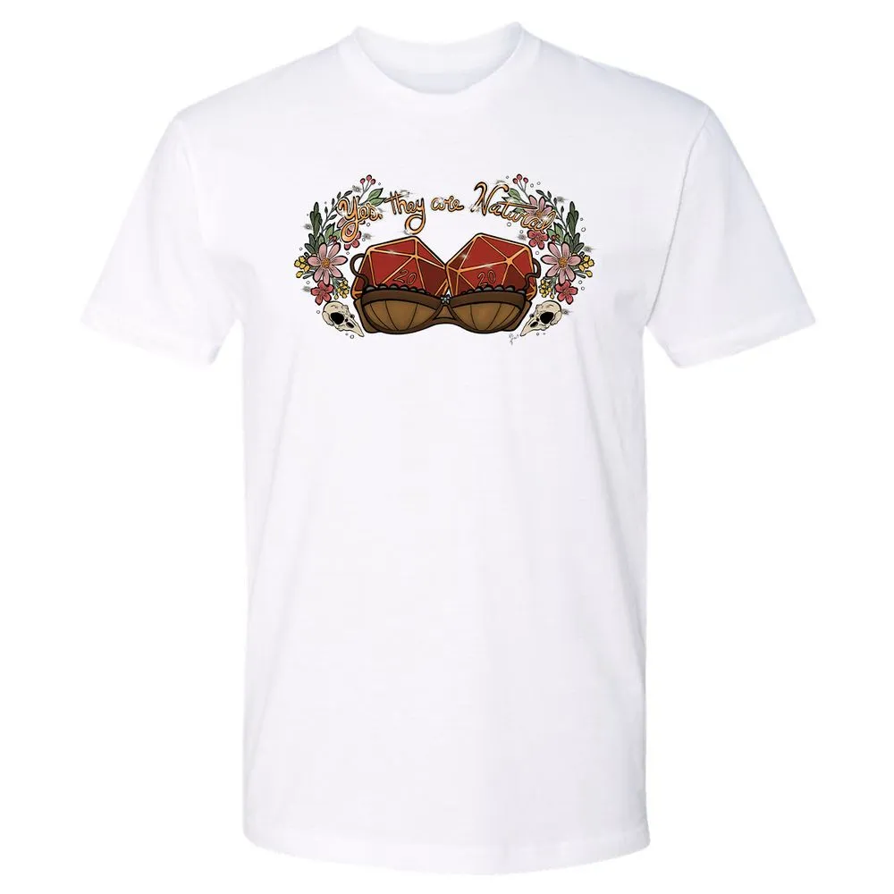 Yes They're Natural Premium Unisex T-Shirt - White - 4