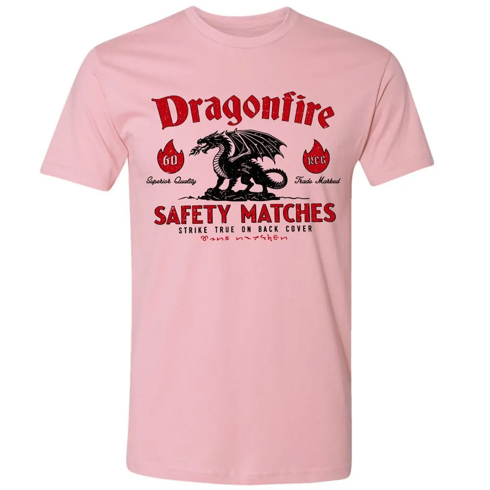 Dragonfire Premium Unisex T-Shirt - Light Pink - 3
