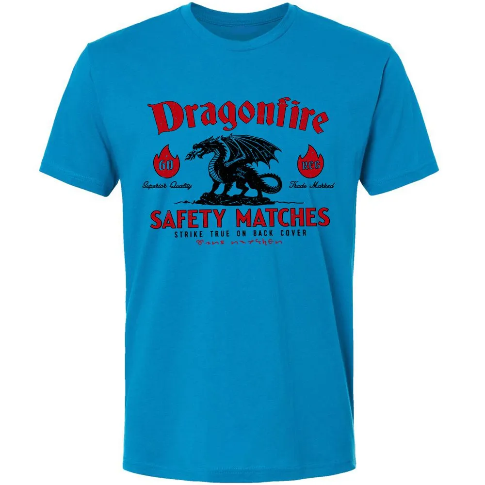 Dragonfire Premium Unisex T-Shirt - Turquoise - 4