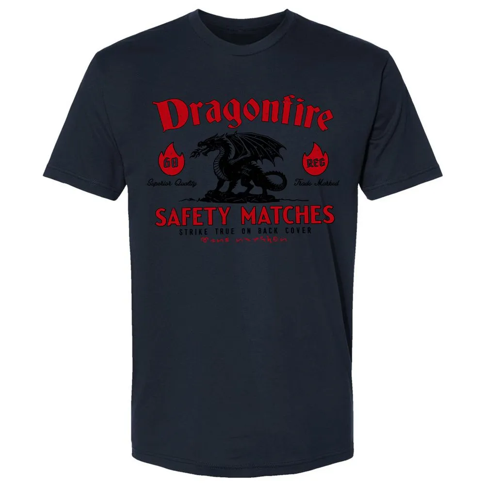 Dragonfire Premium Unisex T-Shirt - Midnight Navy - 14
