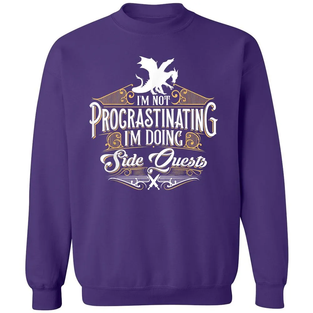I'm Doing Side Quests Classic Unisex Sweatshirt - Purple - 6