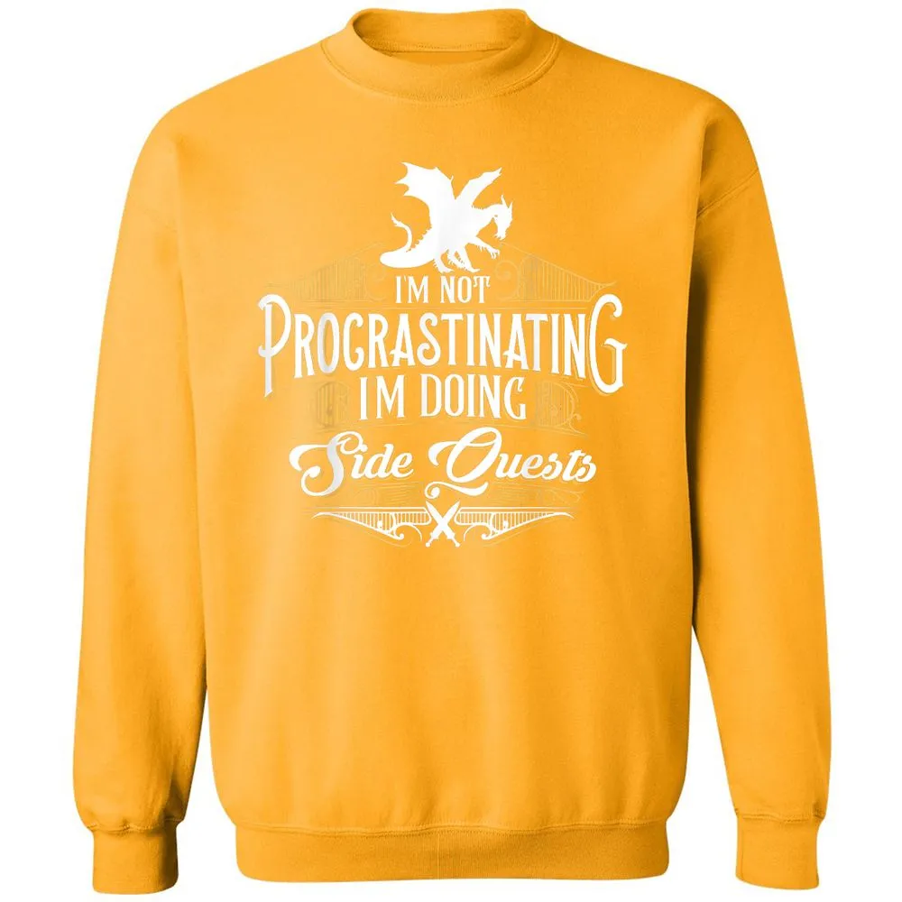 I'm Doing Side Quests Classic Unisex Sweatshirt - Gold - 11