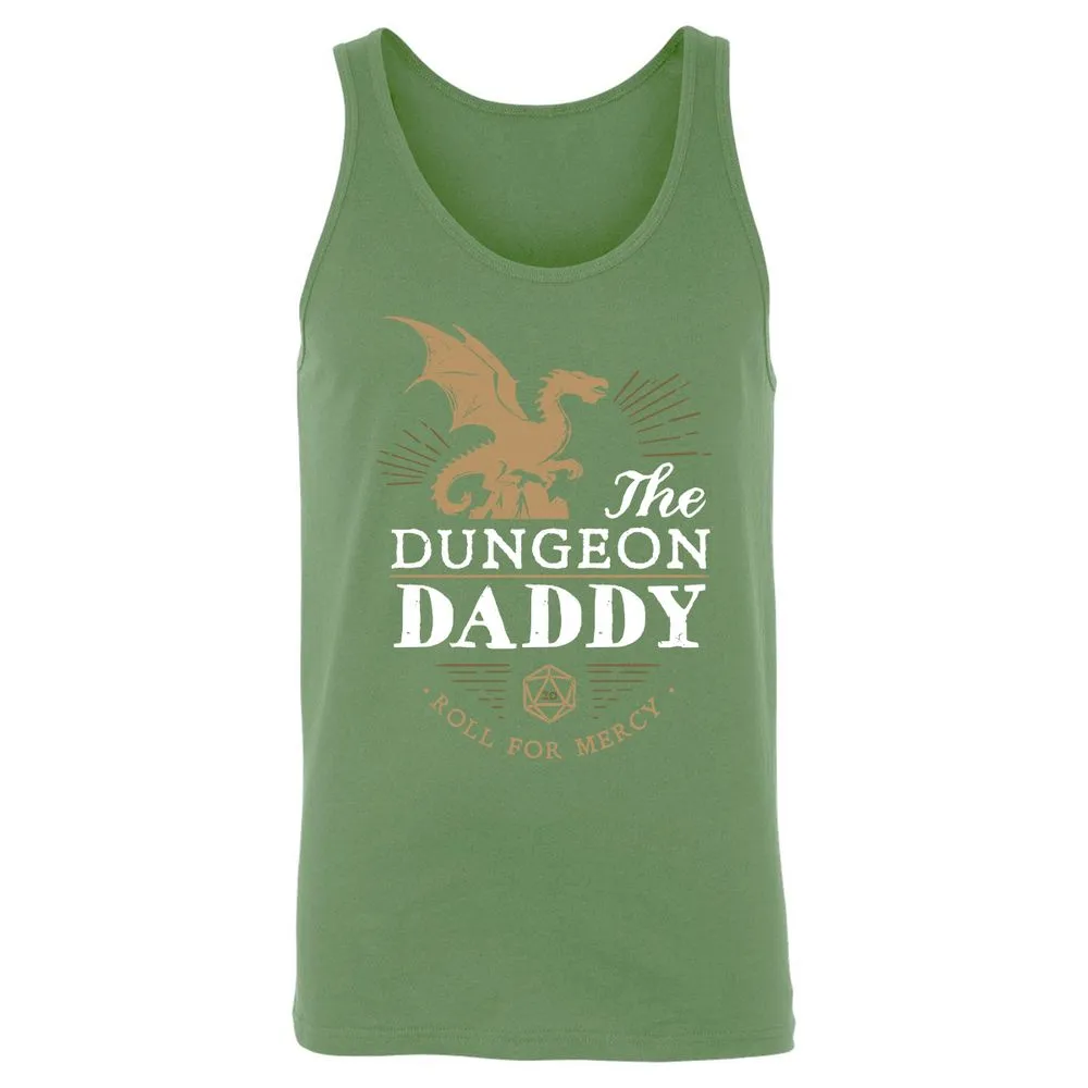 Dungeon Daddy Roll For Mercy Unisex Jersey Tank - Leaf - 10