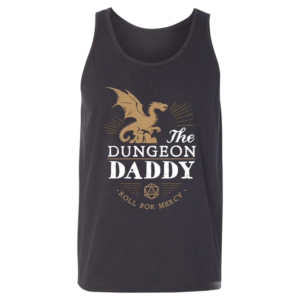 Dungeon Daddy Roll For Mercy Unisex Jersey Tank - Dark Grey - 7