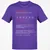 Husband Stats Classic Unisex T-Shirt - Purple - 9