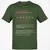 Husband Stats Classic Unisex T-Shirt - Military Green - 6