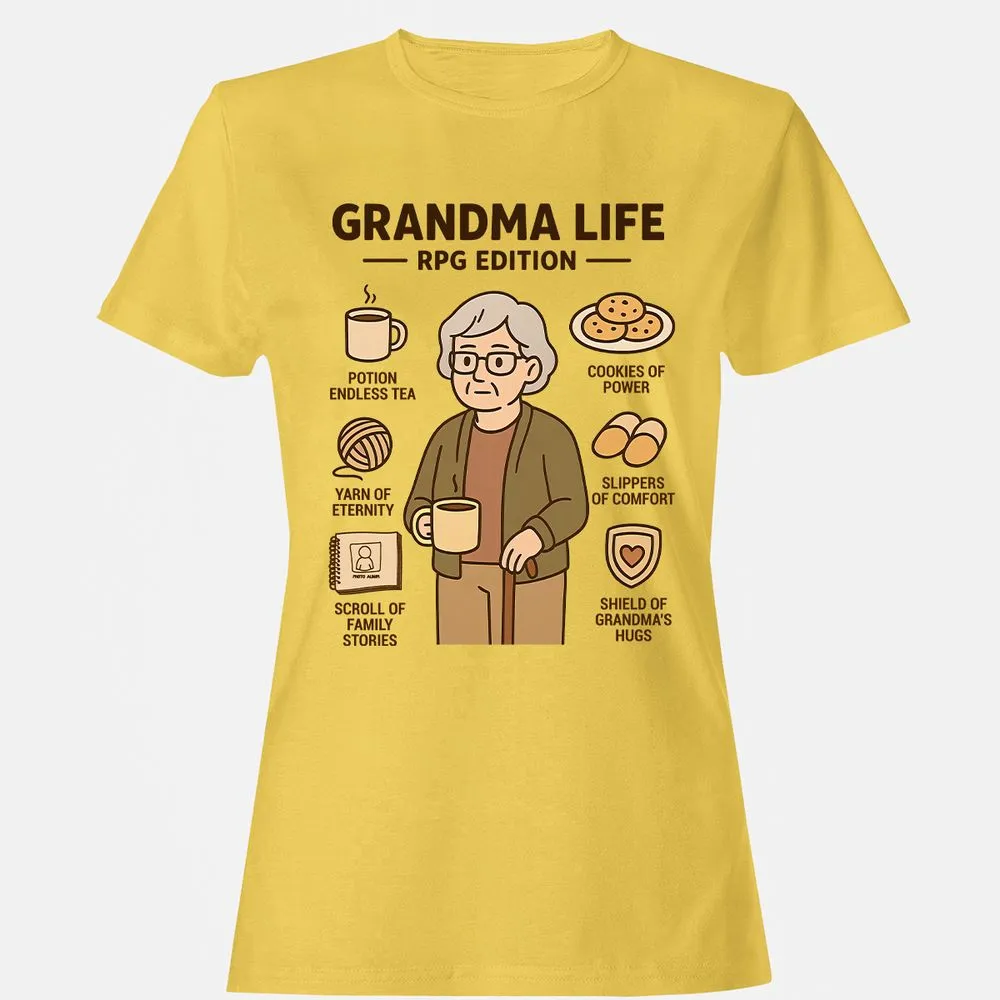 Grandma Life RPG Edition Women's T-Shirt - Daisy - 4