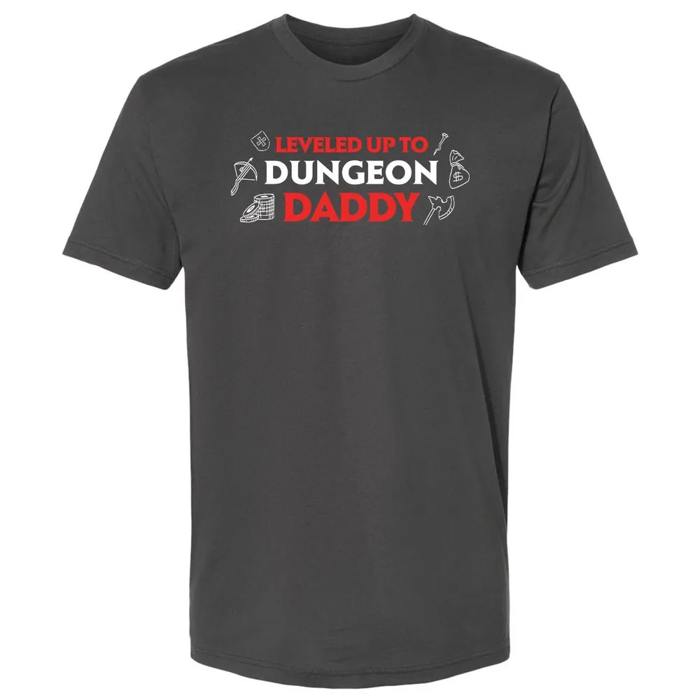 Leveled Up To Dungeon Daddy Premium Unisex T-Shirt - Heavy Metal - 8
