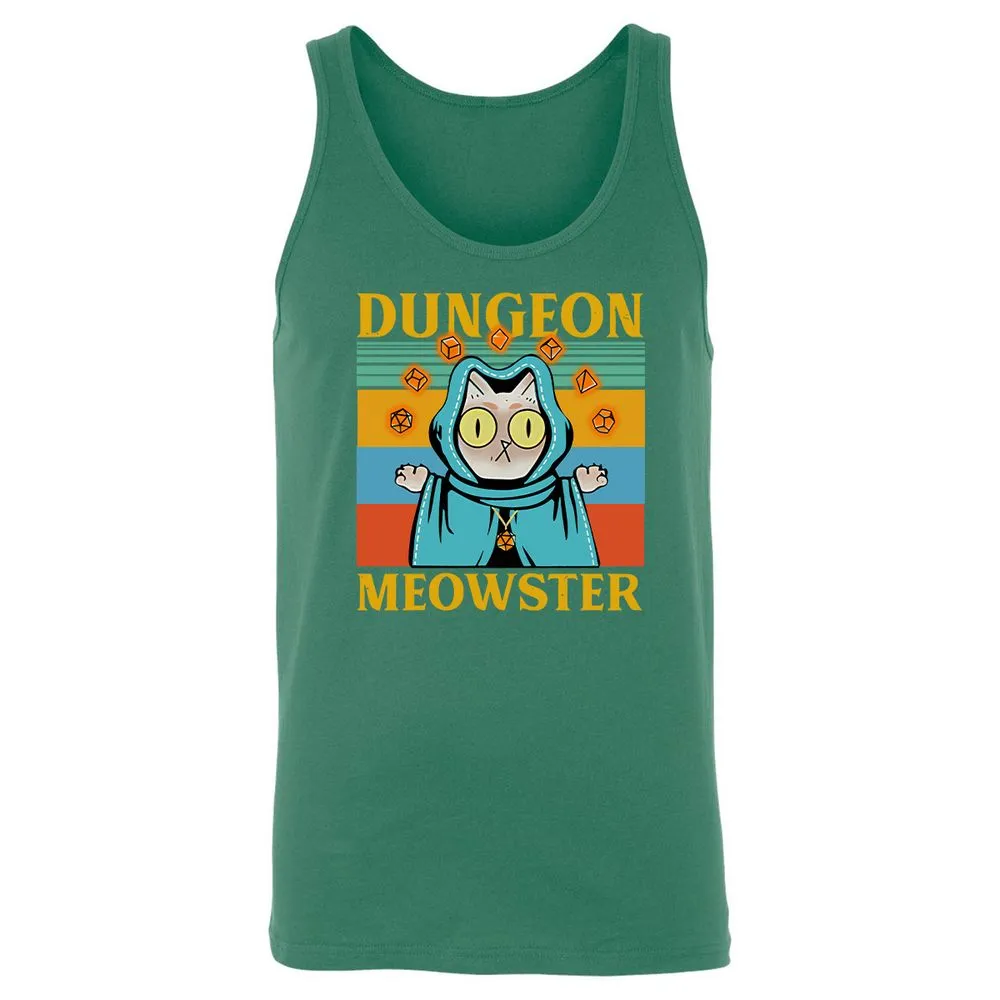 Dungeon Meowster Unisex Jersey Tank - Kelly - 9