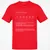 Student Stats Classic Unisex T-Shirt - Red - 10