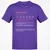 Student Stats Classic Unisex T-Shirt - Purple - 9