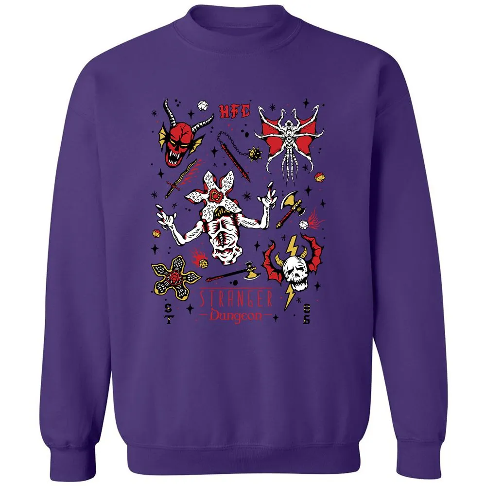 STRANGER DUNGEON Classic Unisex Sweatshirt - Purple - 6