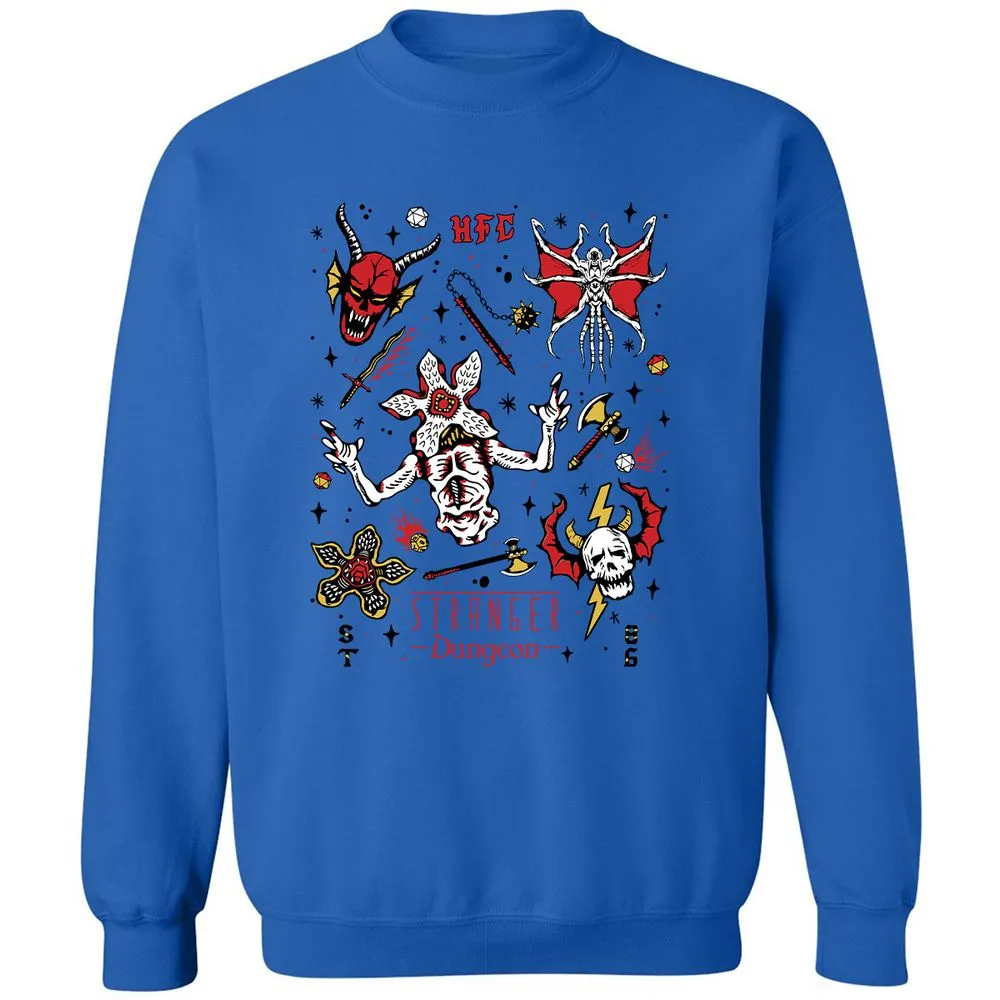 STRANGER DUNGEON Classic Unisex Sweatshirt - Royal - 9