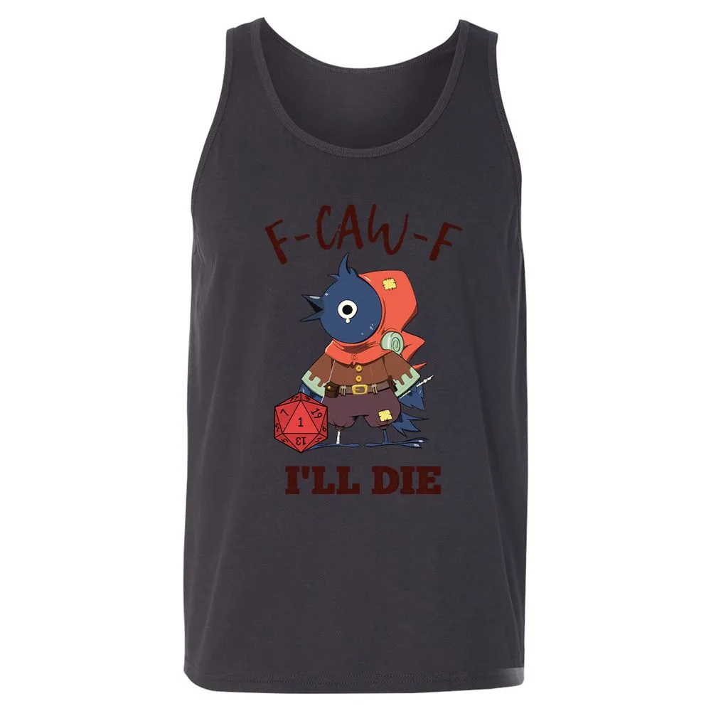 Unisex Jersey Tank - White - Dark Grey - 7