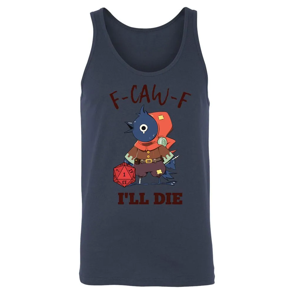 Unisex Jersey Tank - White - Navy - 8
