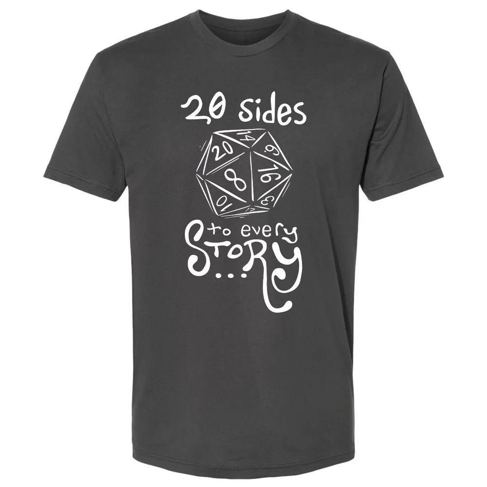 20 Sides to Every Story Premium Unisex T-Shirt - Heavy Metal - 8