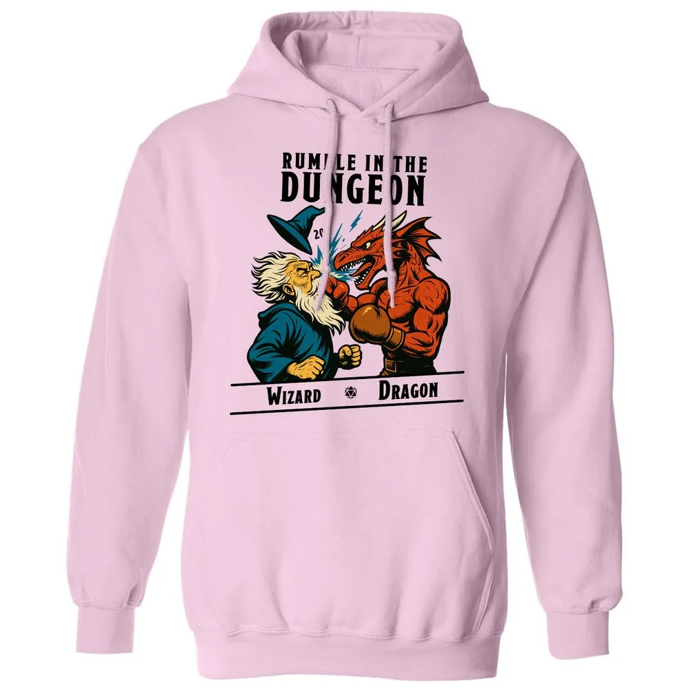 Rumble in the Dungeon Classic Unisex Hoodie - Light Pink - 3