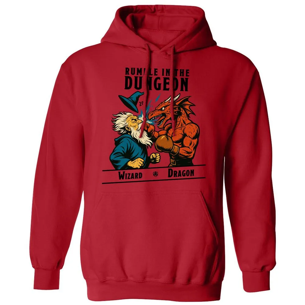 Rumble in the Dungeon Classic Unisex Hoodie - Red - 5