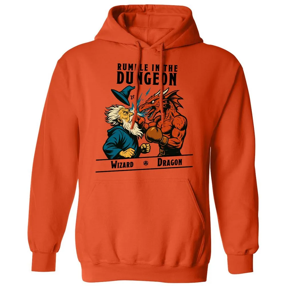 Rumble in the Dungeon Classic Unisex Hoodie - Orange - 10