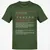 Nurse Practitioner Stats Classic Unisex T-Shirt - Military Green - 6