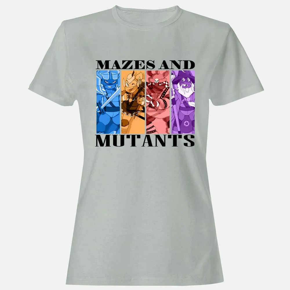 Mazes & Mutants Women's T-Shirt - Ash - 2