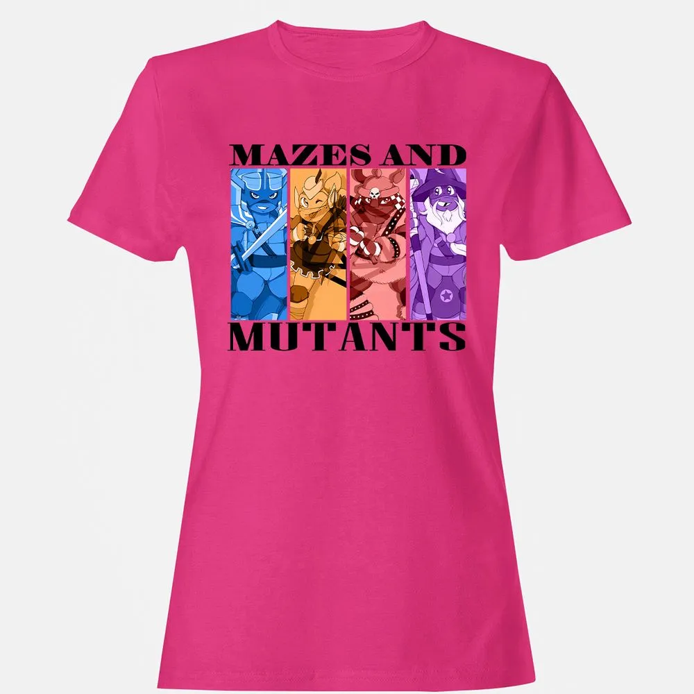 Mazes & Mutants Women's T-Shirt - Heliconia - 6