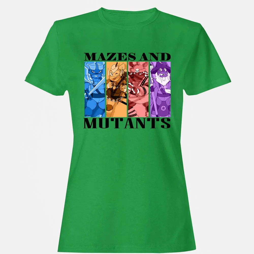 Mazes & Mutants Women's T-Shirt - Irish Green - 7