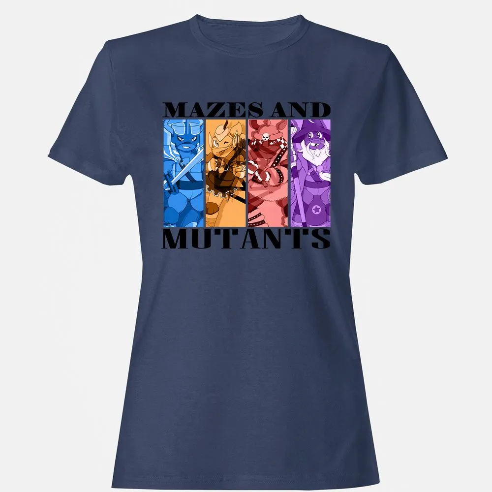 Mazes & Mutants Women's T-Shirt - Navy - 10