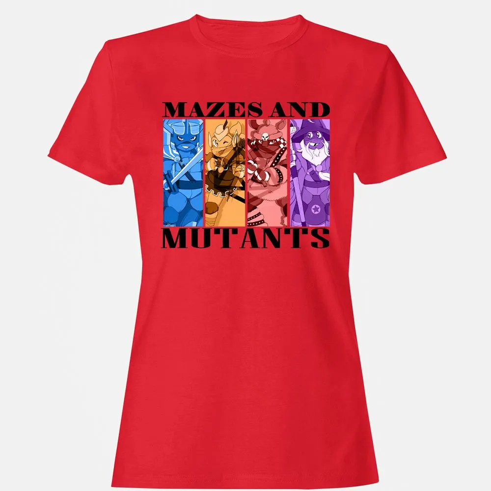 Mazes & Mutants Women's T-Shirt - Red - 13
