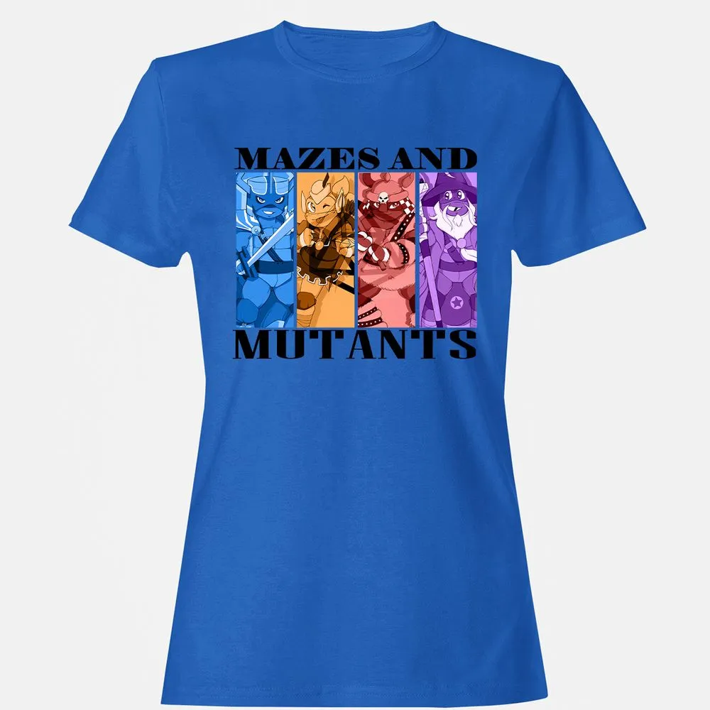 Mazes & Mutants Women's T-Shirt - Royal - 14