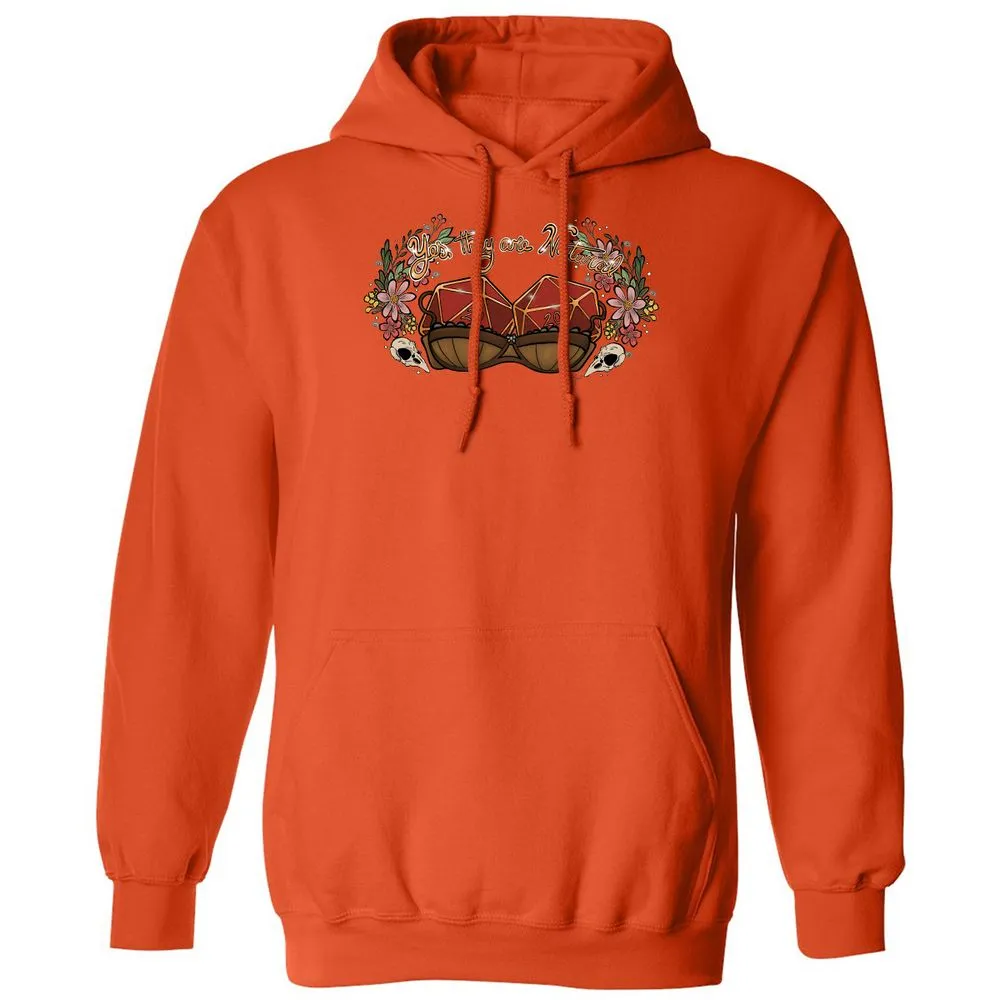 Yes They're Natural Classic Unisex Hoodie - Orange - 10