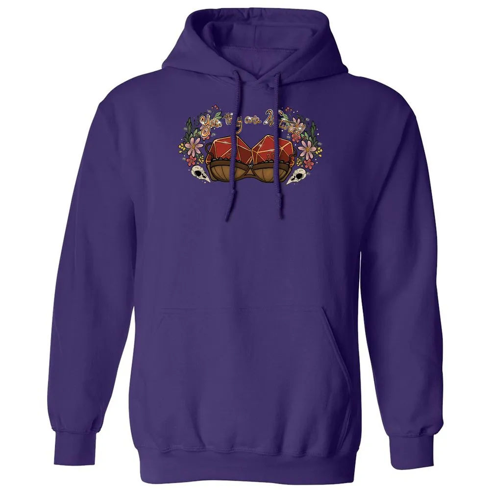Yes They're Natural Classic Unisex Hoodie - Purple - 6