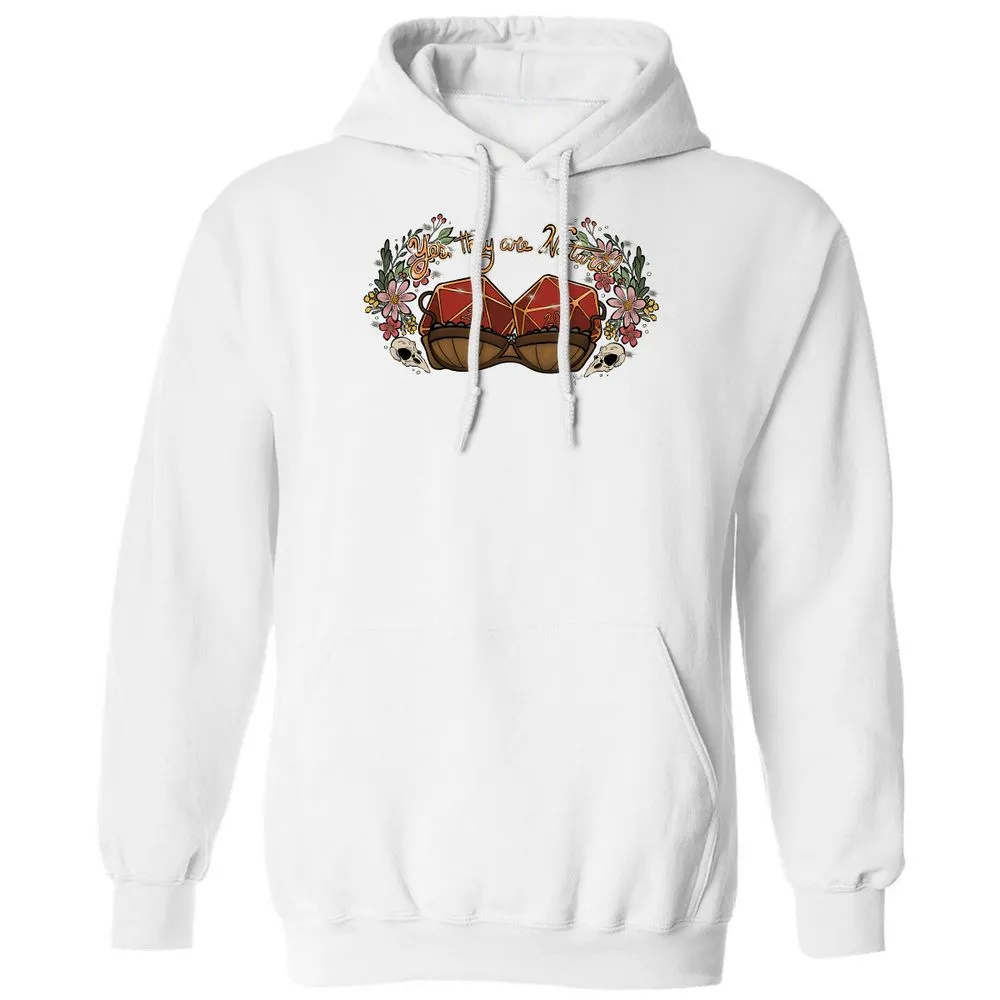 Yes They're Natural Classic Unisex Hoodie - White - 11