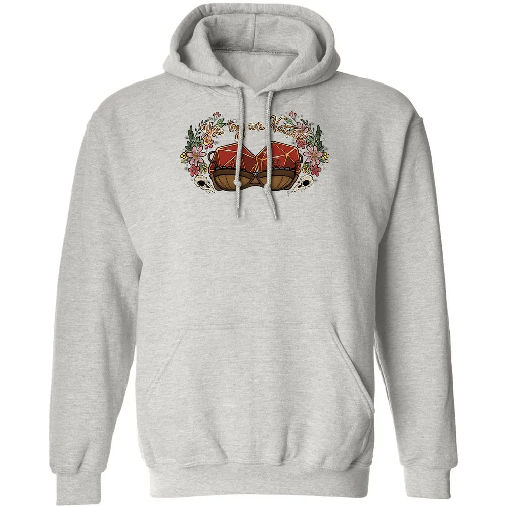Yes They're Natural Classic Unisex Hoodie - Ash - 8