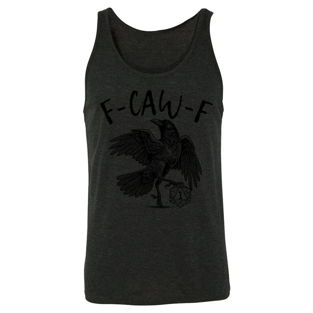 Unisex Jersey Tank - White - Charcoal Black Triblend - 5