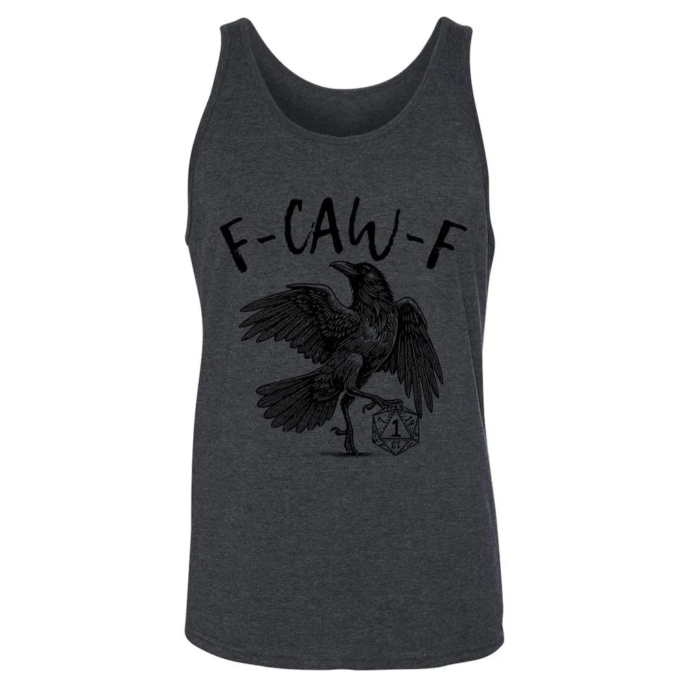 Unisex Jersey Tank - White - Dark Grey Heather - 6