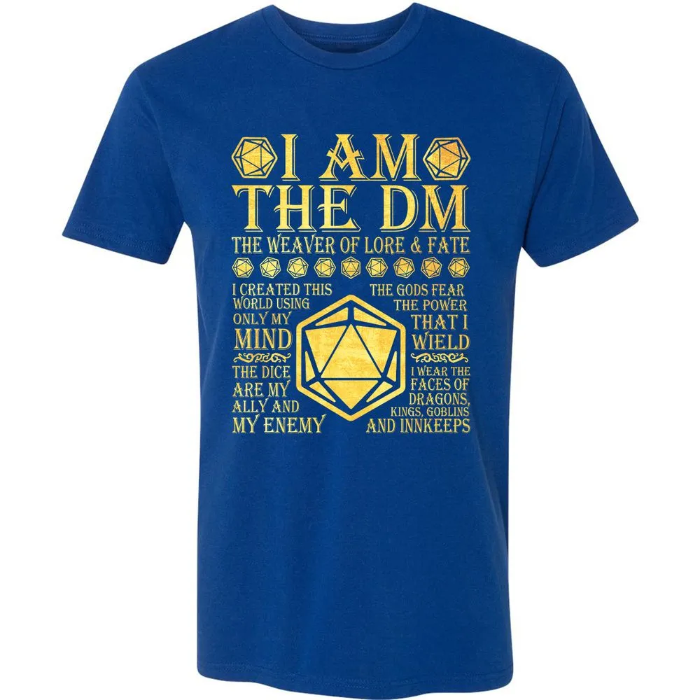 I Am The DM Premium Unisex T-Shirt - Royal - 10