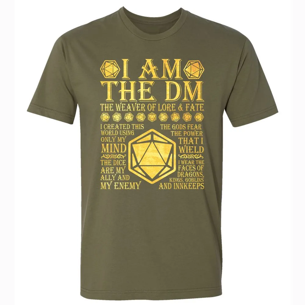 I Am The DM Premium Unisex T-Shirt - Military Green - 5
