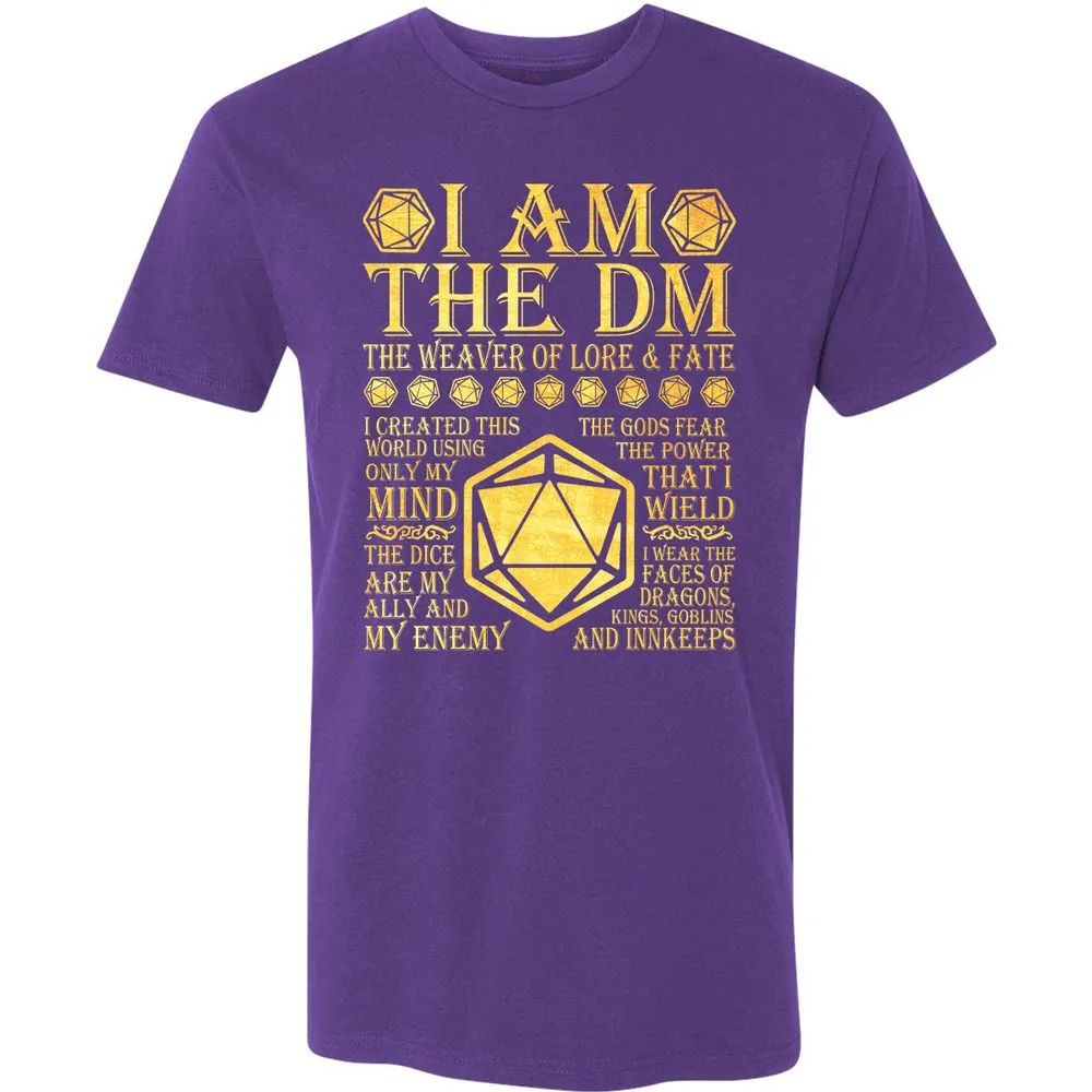 I Am The DM Premium Unisex T-Shirt - Purple Rush - 7