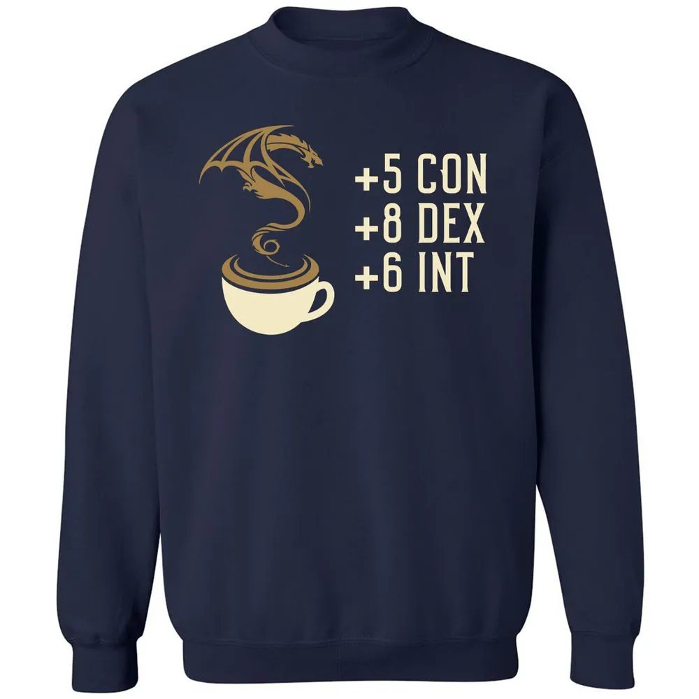 Coffee Dragon Classic Unisex Sweatshirt - Navy - 2