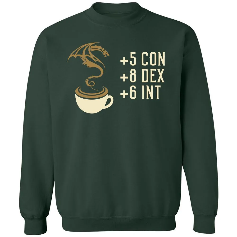 Coffee Dragon Classic Unisex Sweatshirt - Forest Green - 4