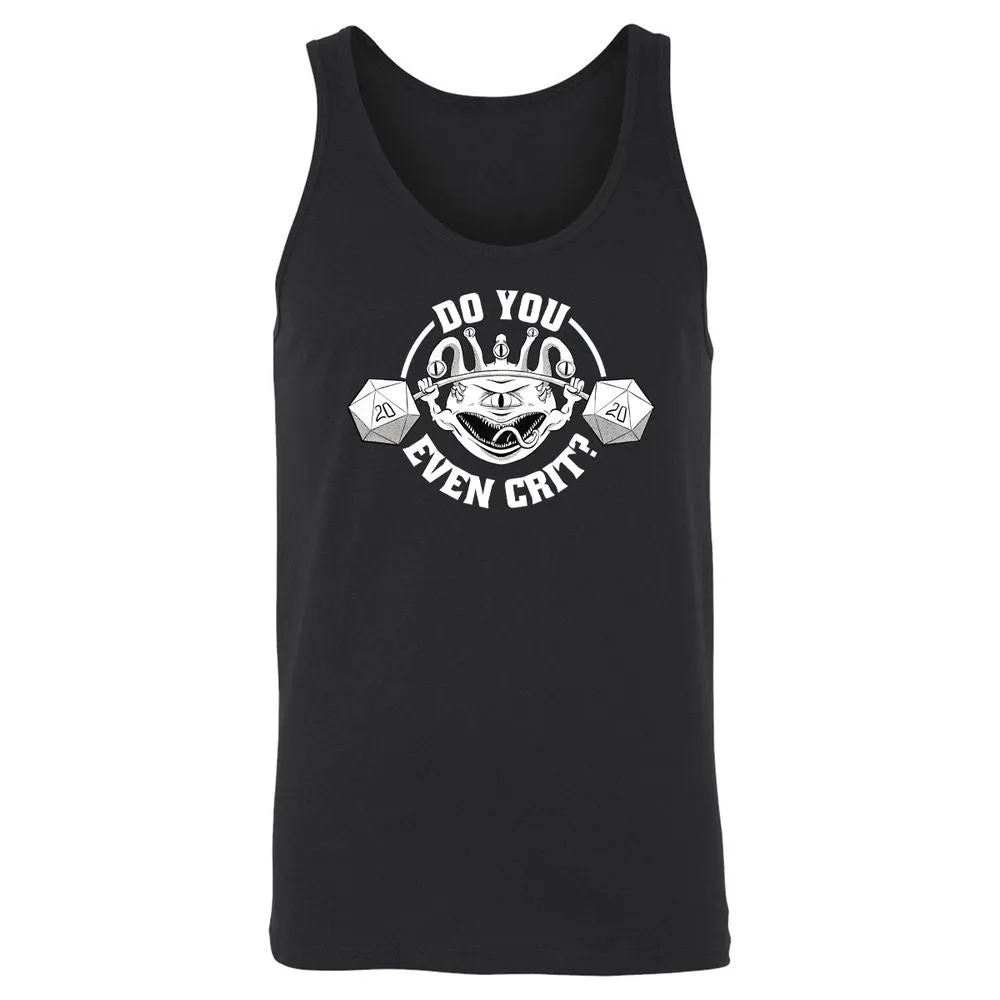 Do You Even Crit Unisex Jersey Tank - Black - 1