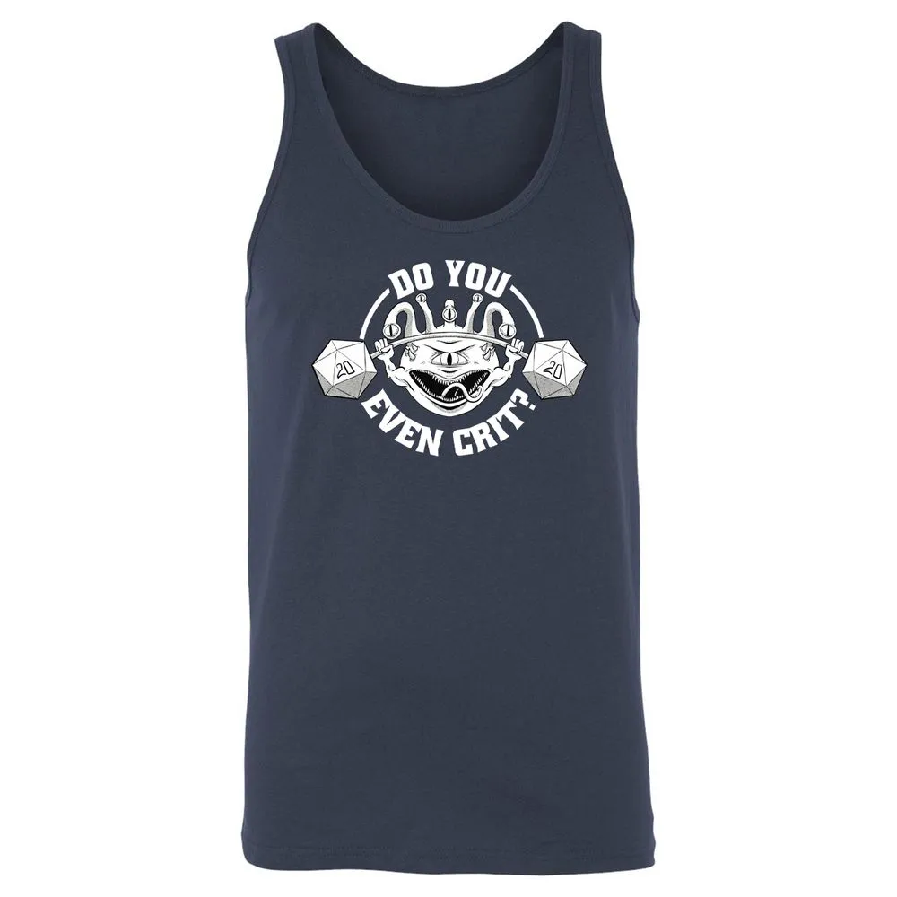 Do You Even Crit Unisex Jersey Tank - Navy - 2