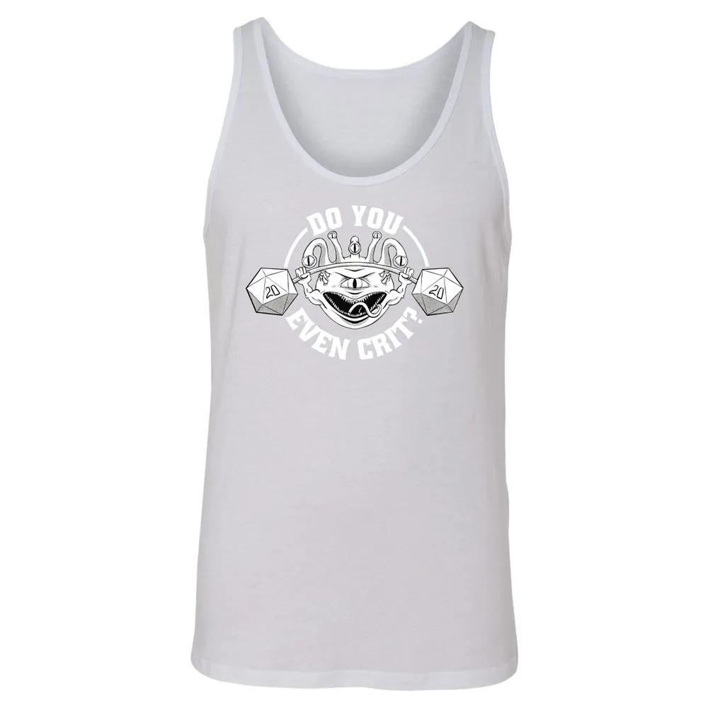 Do You Even Crit Unisex Jersey Tank - White - 14
