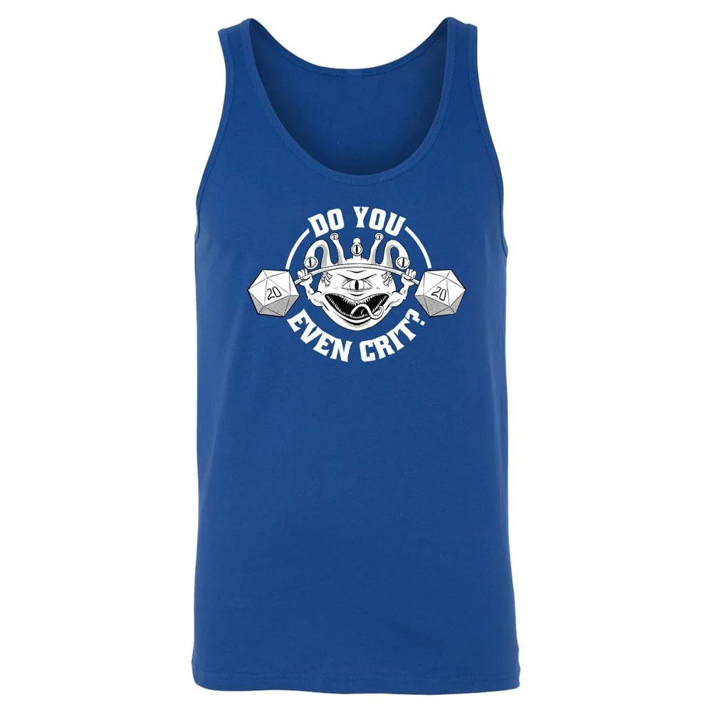 Do You Even Crit Unisex Jersey Tank - True Royal - 13